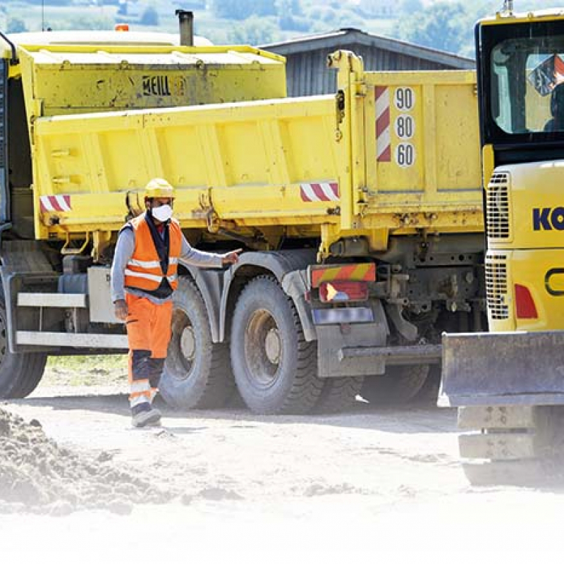 Travaux Publics : sécurité renforcée pour les camions-bennes