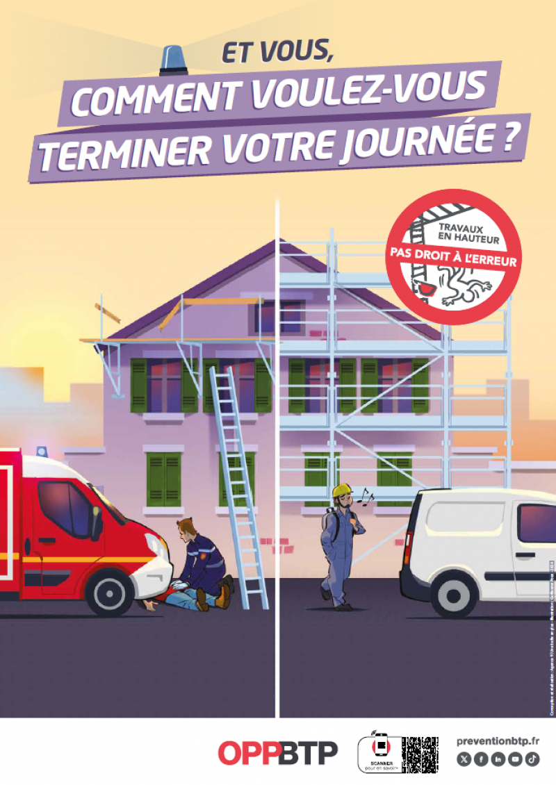 Travaux en hauteur&nbsp;: comment voulez-vous terminer votre journée&nbsp;?&nbsp;