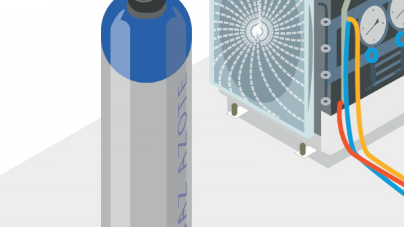 Des bouteilles d'azote allégées pour limiter les charges