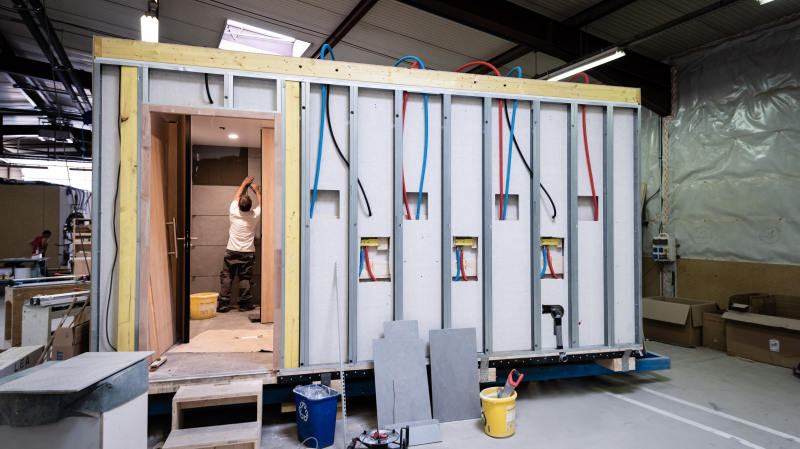 Préfabrication bois : des modules sanitaires prêts à poser