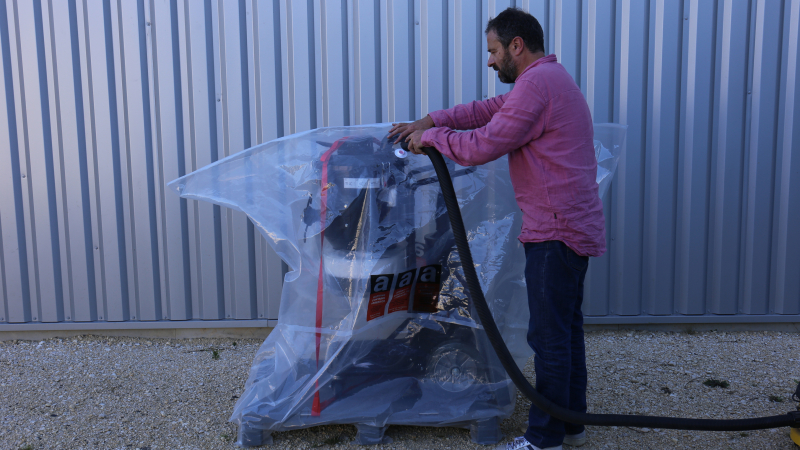 Une caisse étanche pour le transport des matériels contaminés