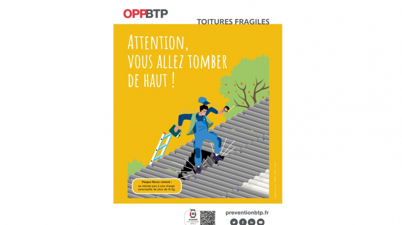 Relance de la campagne « Travaux en hauteur, pas droit à l'erreur »
