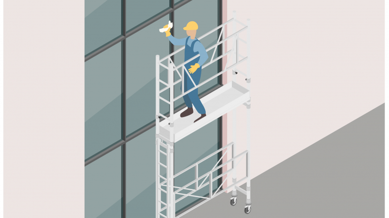 Optimiser les interventions ultérieures sur façade grâce à un échafaudage sur mesure