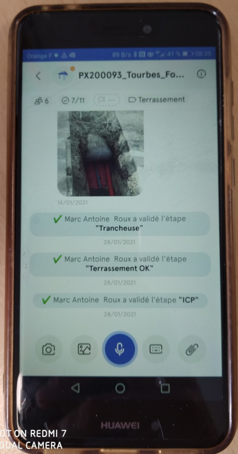 S2359-Application Kraaft affichée sur un smartphone