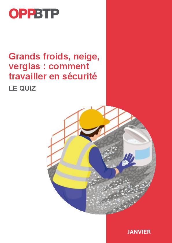 Quiz grand froid, neige, verglas - Kit d'animation sécurité