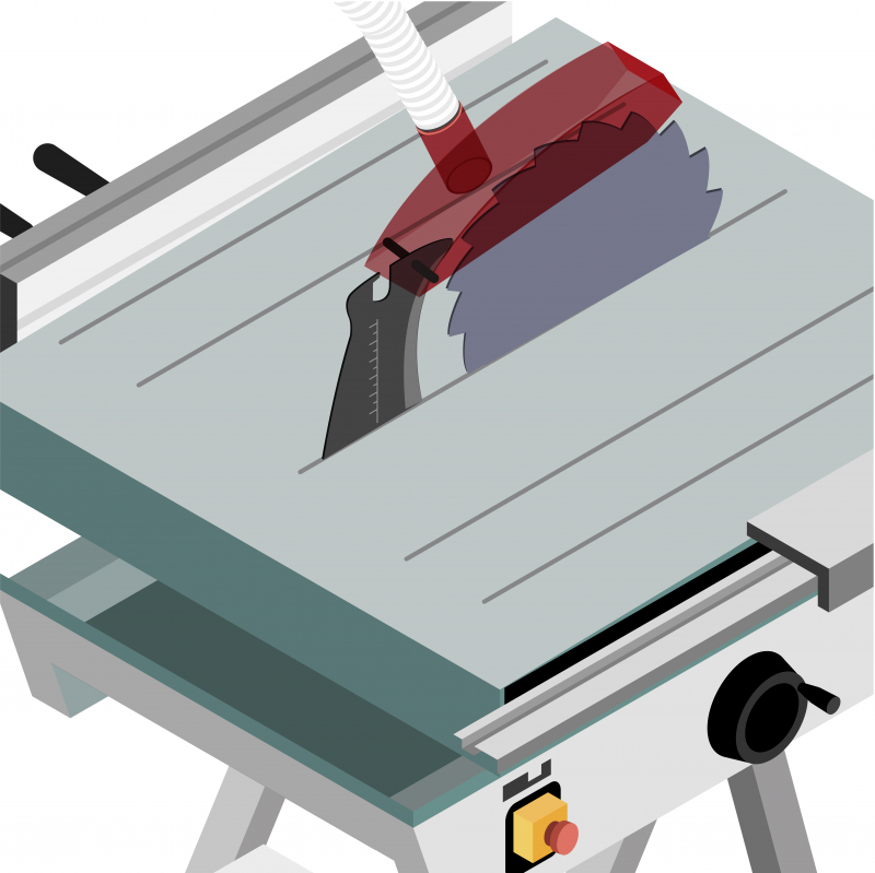 Le couteau diviseur pour travailler en sécurité avec une scie circulaire à table