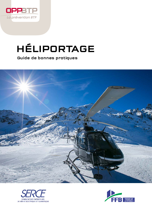 Héliportage - Guide de bonnes pratiques