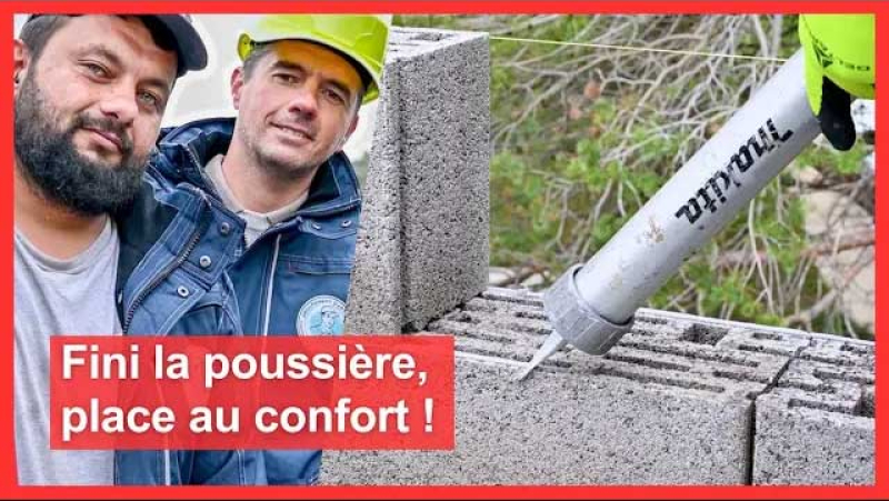 Faciliter l’assemblage des blocs béton grâce à une colle prête à l’emploi