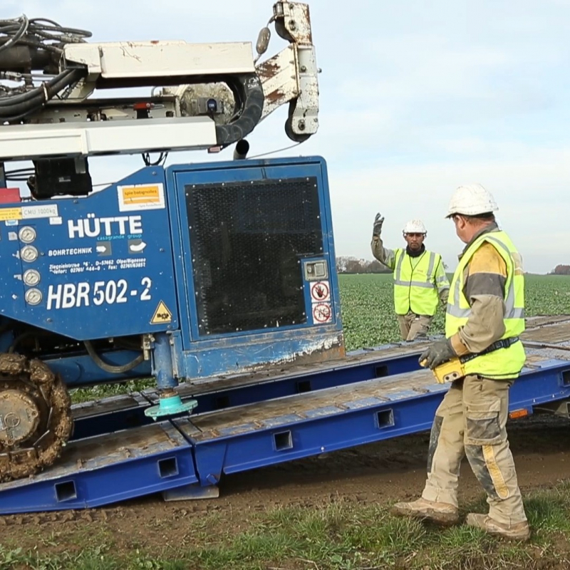 Le basculement ou le renversement de matériel et de matériaux sur les chantiers
