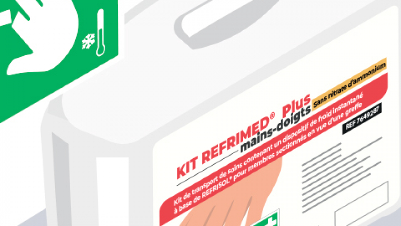 Membres sectionnés : kit de transport et de soins