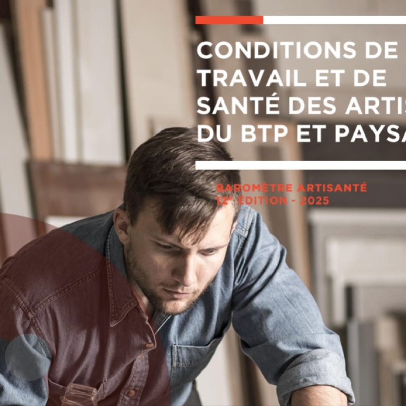 Santé des artisans du BTP : une dégradation préoccupante