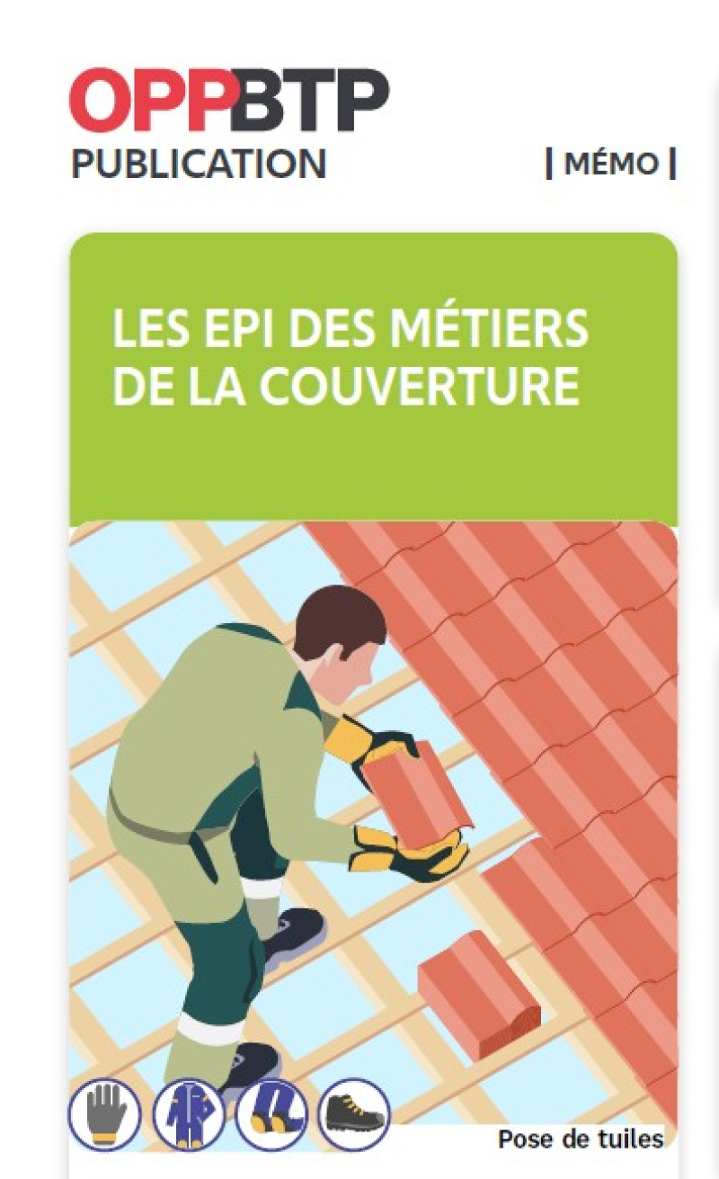 Les EPI du métier de la couverture