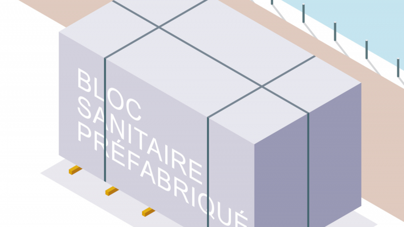 Des modules sanitaires prêts à l’emploi