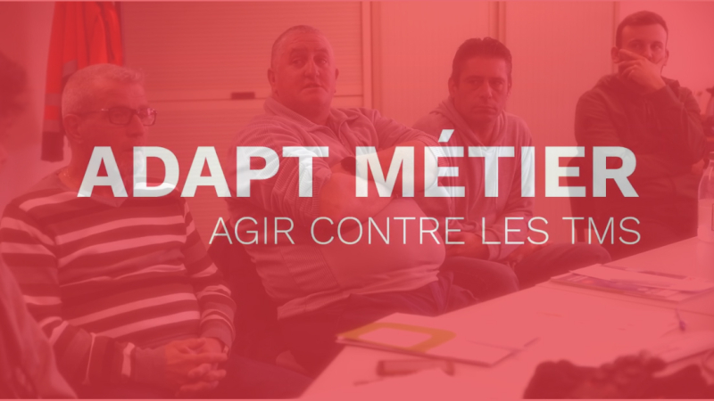 Formation ADAPT Métier – Agir contre les TMS