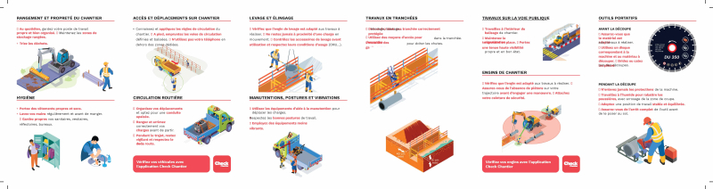Accueil sur un chantier de canalisations - Mémo