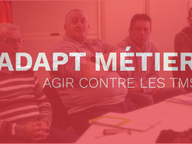 Formation ADAPT Métier – Agir contre les TMS