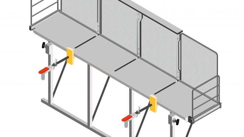 Plate-forme de travail en encorbellement (PTE) : bien choisir son équipement de travail en hauteur