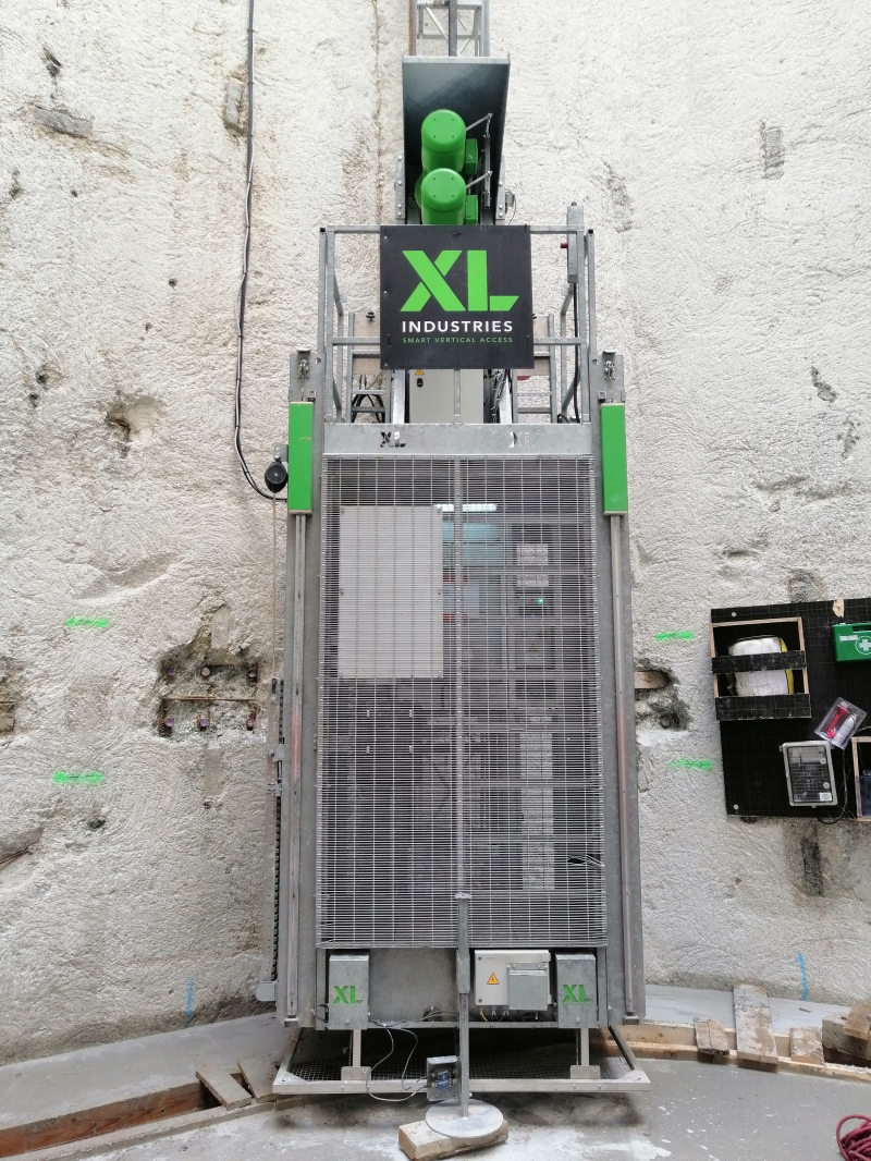S16809 - Ascenseur Chantier Télescopage Négatif