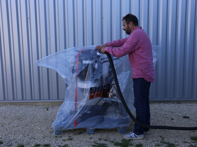 Une caisse étanche pour le transport des matériels contaminés