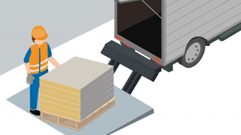 Faciliter les livraisons avec un camion équipé d'un hayon élévateur