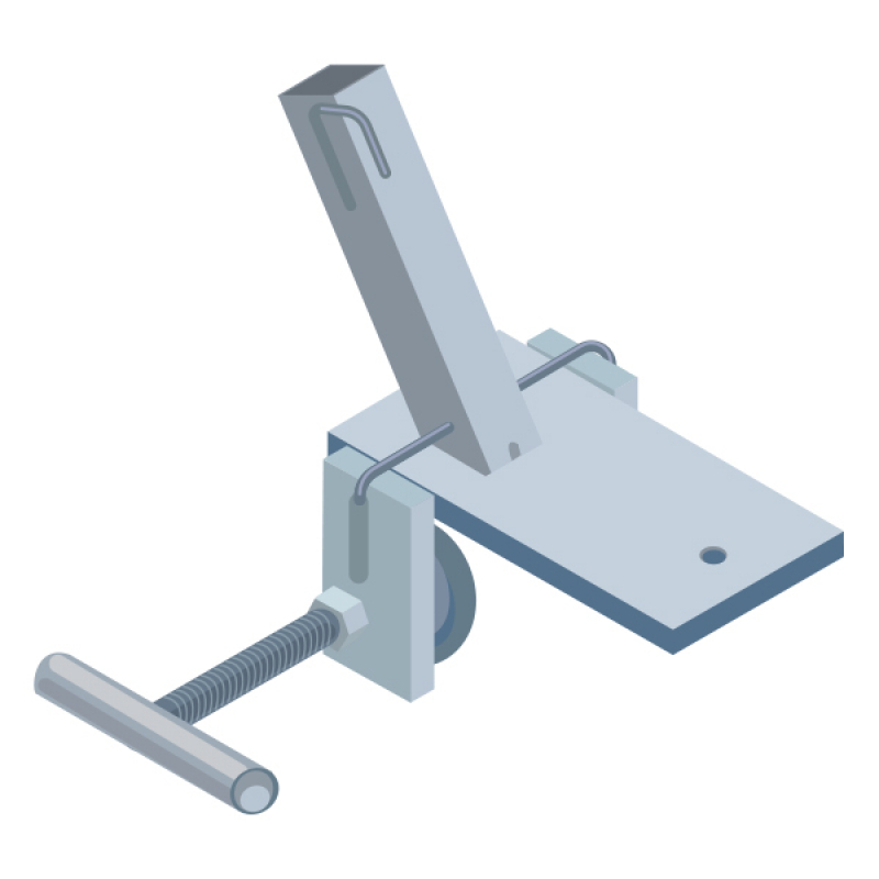 Fixation garde-corps charpente bois 7