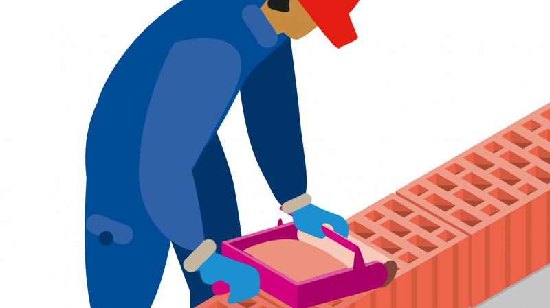 Construire plus vite avec la brique à joint mince