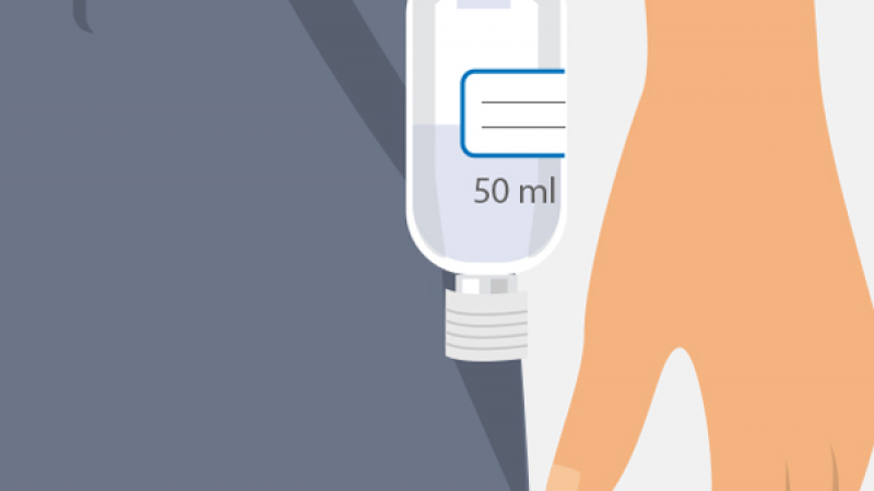 Flacon individuel de gel hydro-alcoolique avec système d’accroche