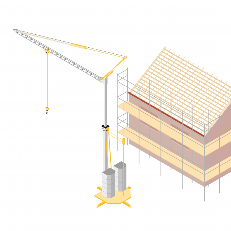 Approvisionner les chantiers avec une grue à montage rapide (GMR)