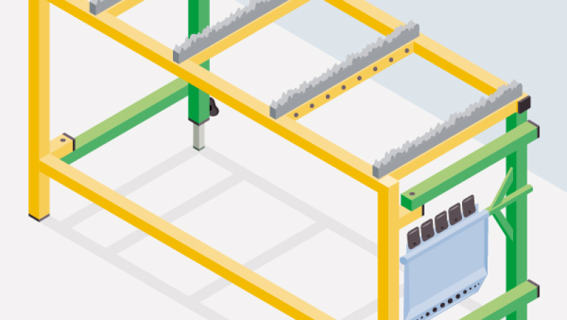 Faciliter les coupes sur chantier avec un établi léger et transportable