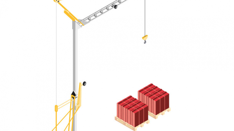 Optimiser les travaux de couverture avec une grue à montage automatisé