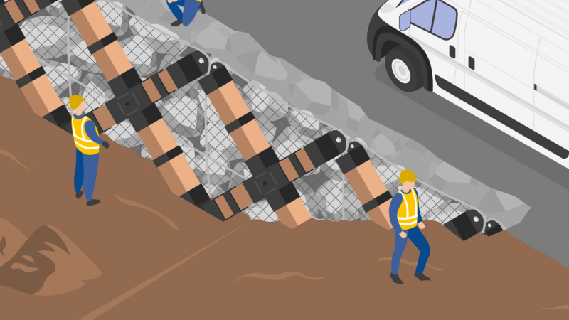Un dispositif de soutènement des terrains qui allie sécurité et performance