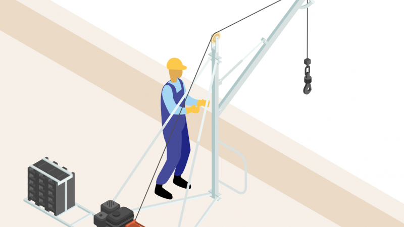 Utiliser les grues potences en sécurité