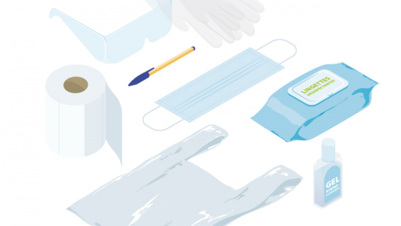 Hygiène : des kits individuels d'hygiène à distribuer sur les chantiers
