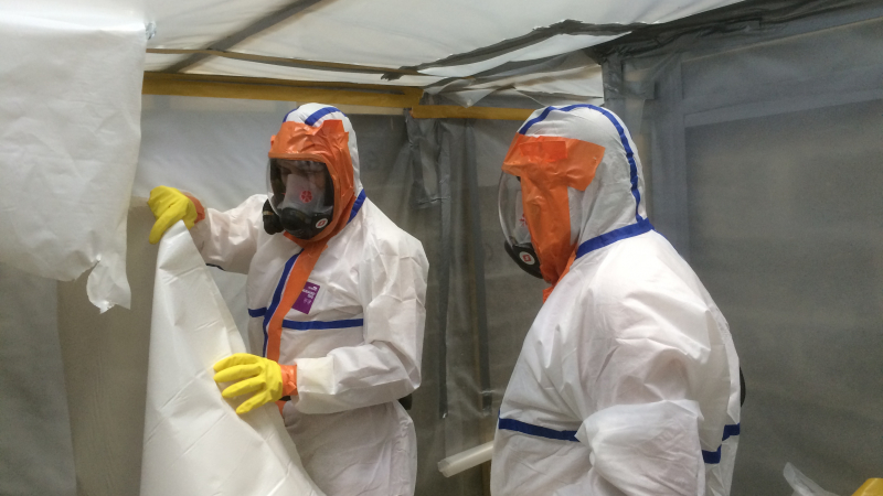 Organisation des secours sur un chantier amiante