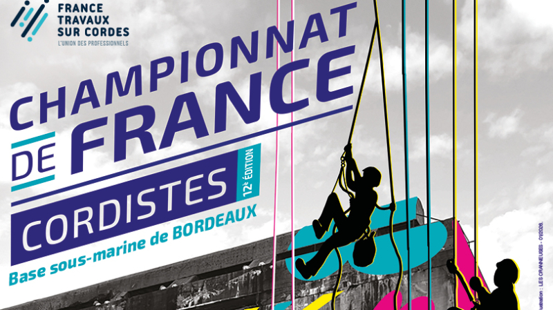 Championnat de France cordistes à Bordeaux du 3 au 5 juin