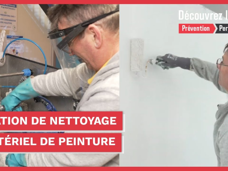 Peinture : une solution innovante pour un nettoyage écologique et efficace du matériel