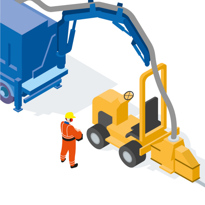 Mécaniser et sécuriser l’excavation de vos tranchées pour réseaux secs avec une microtrancheuse sur tracteur