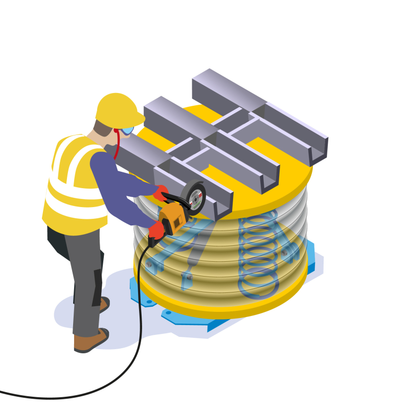 Travailler à bonne hauteur grâce à une table élévatrice avec plateau tournant