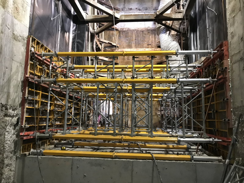 Exemple de butonnage horizontal