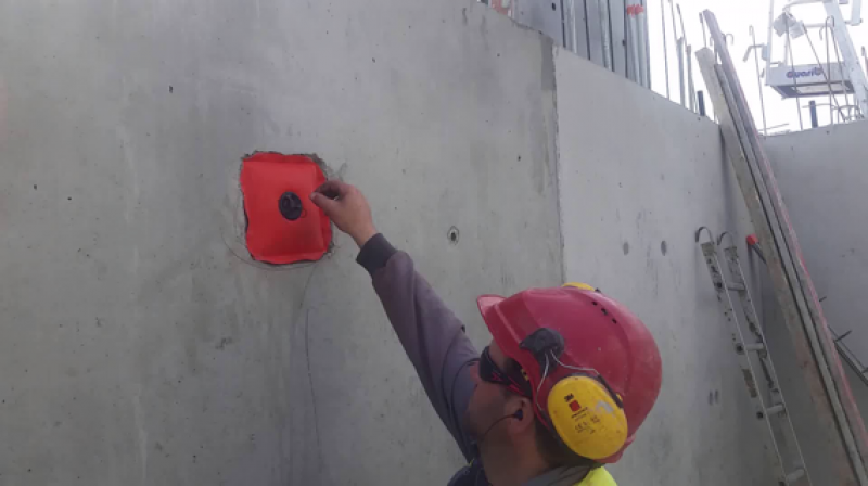 S525 - Des systèmes de réservations gonflables pour mettre en œuvre plus facilement les voiles béton