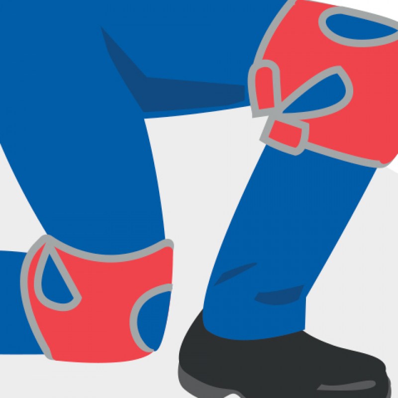Des genouillères ultralégères et confortables pour le travail à genoux