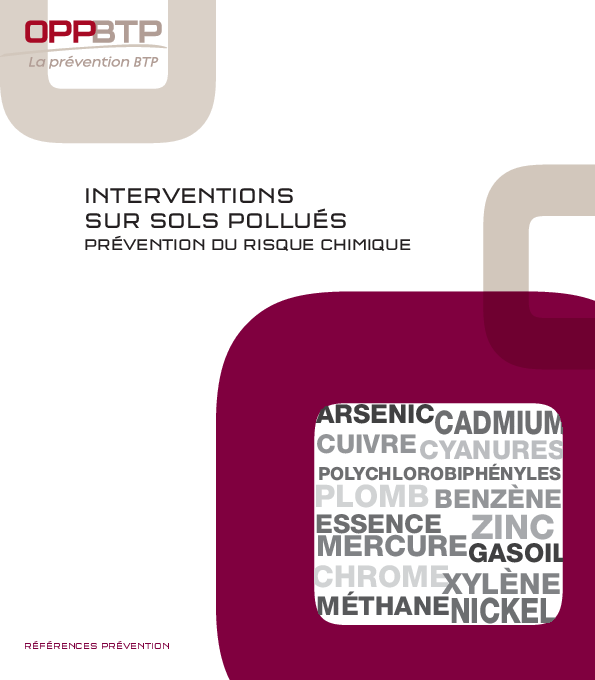 Interventions sur sols pollués - Prévention du risque chimique