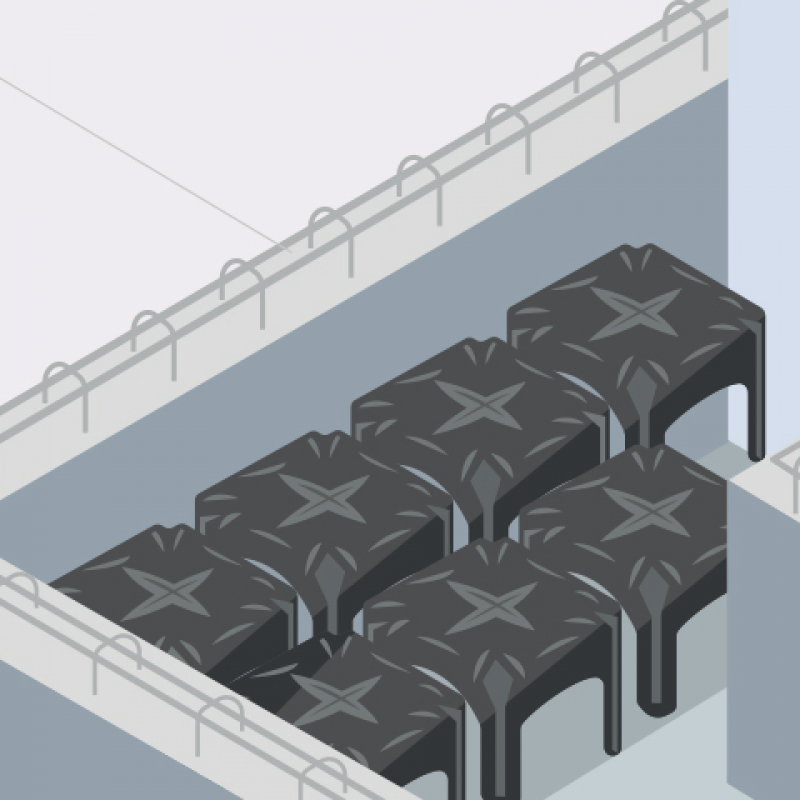 Coffrages modulaires en plastique Iglu’®