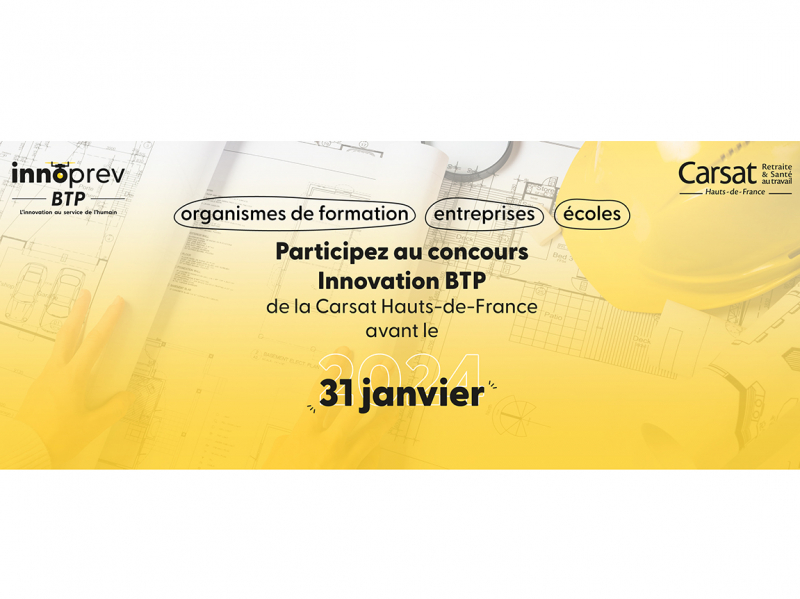 Participez au concours Inno'Prev BTP 2023-2024