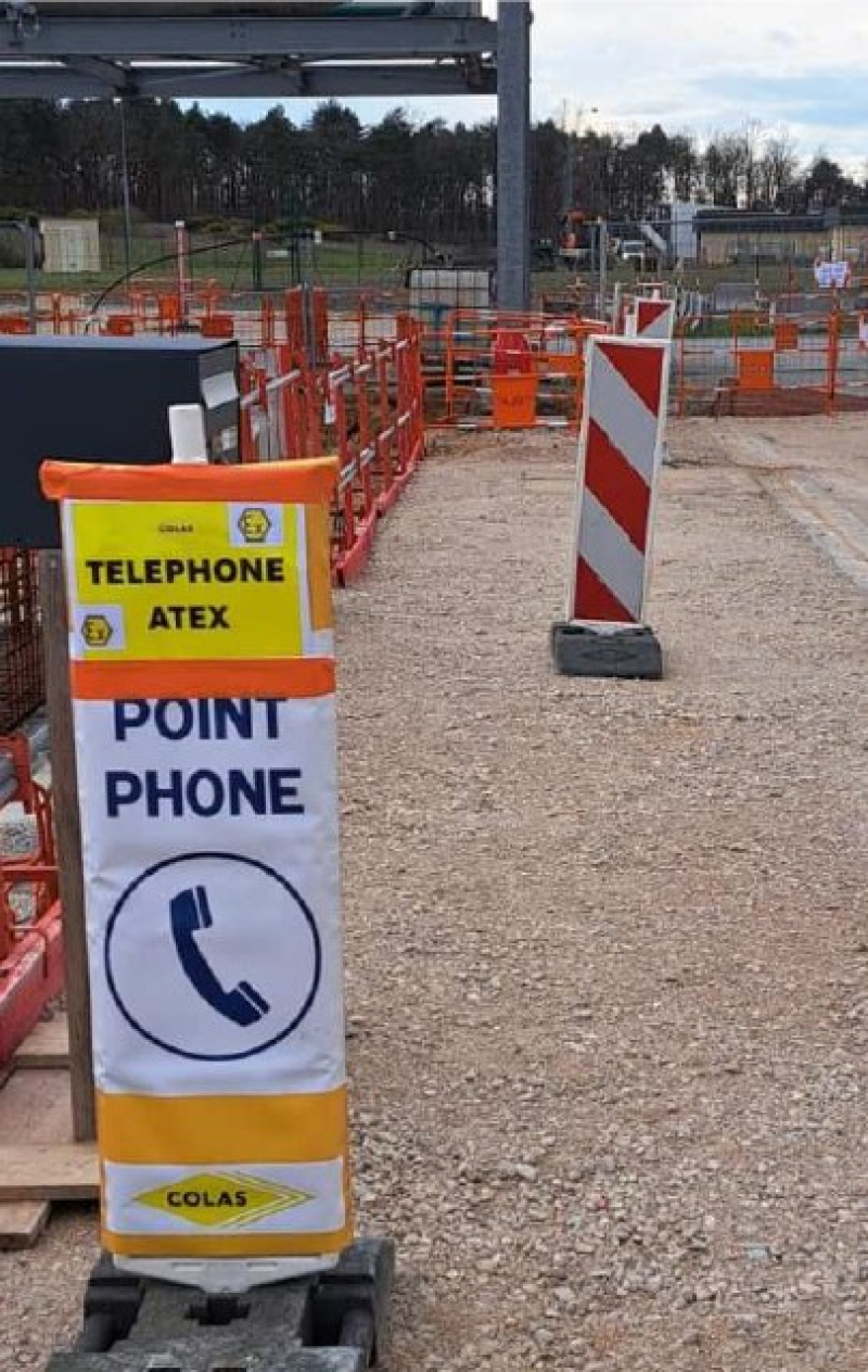 S19272 - Un emplacement dédié pour sécuriser les appels téléphoniques sur chantier
