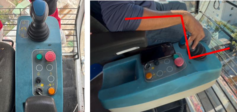 Grutier : prévention des TMS - Manette MD 208