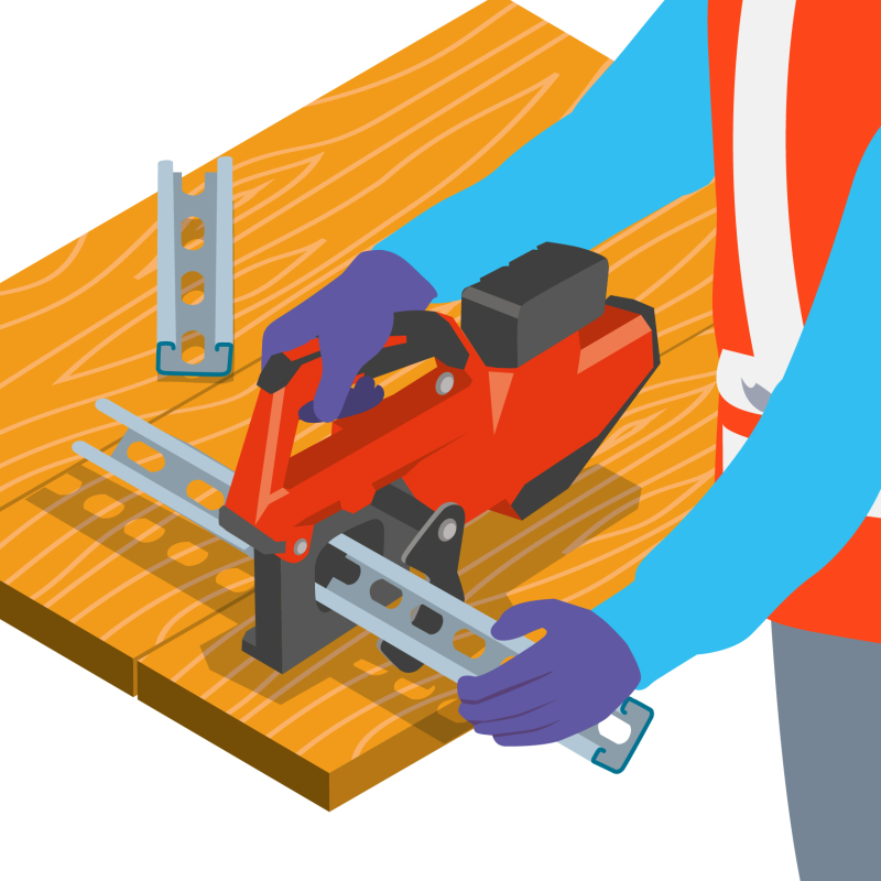 Simplifier la coupe des rails de supportage grâce à une machine