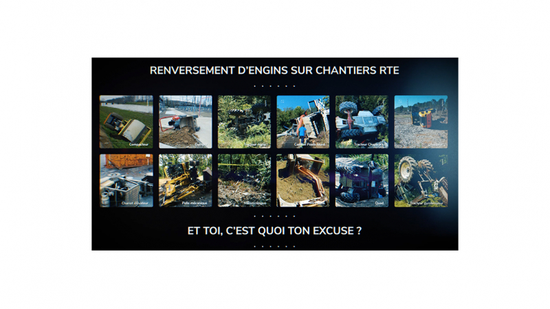 Renversement d’engins de chantier : RTE sensibilise au port de la ceinture de sécurité