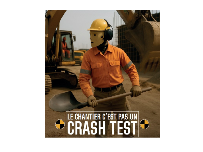 Prévention du risque heurt engin-piéton : l’OPPBTP lance une campagne nationale en 2026