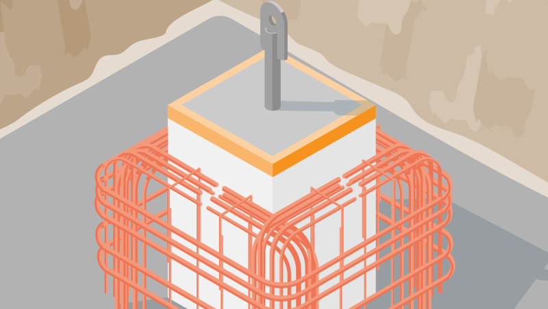 Sécuriser les réservations dans les massifs de fondations avec un système "maison"